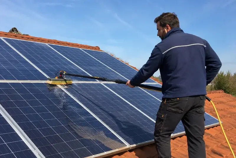 Nettoyage et entretien de panneaux solaires à Lauris